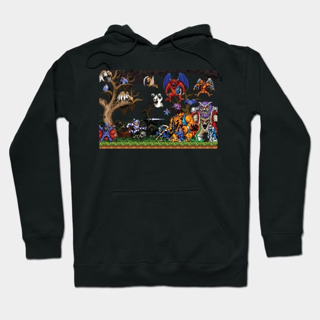 Ghouls 'n Ghosts Hoodie by horrorshirt